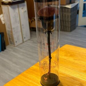 wet n wild Rose-Shaped Makeup Brush in Black and Burgundy